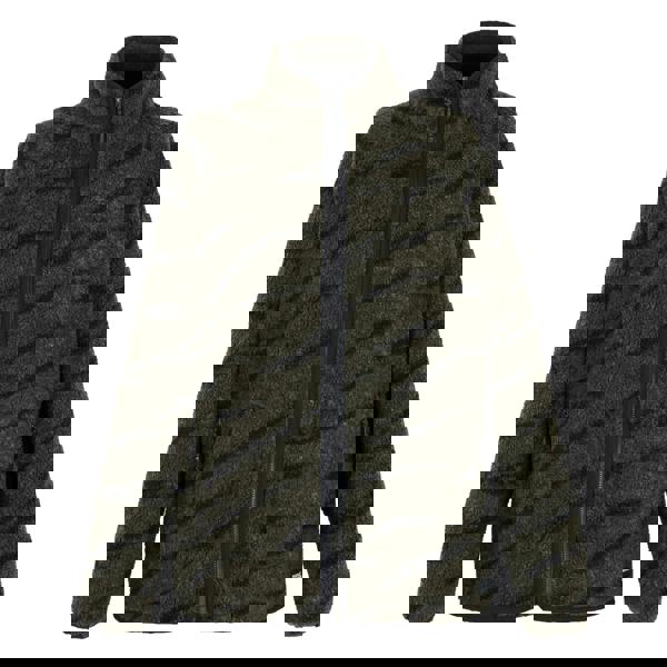 Regatta Womens Frankie Borg Full Zip Fleece Jacket - Dark Khaki/Black