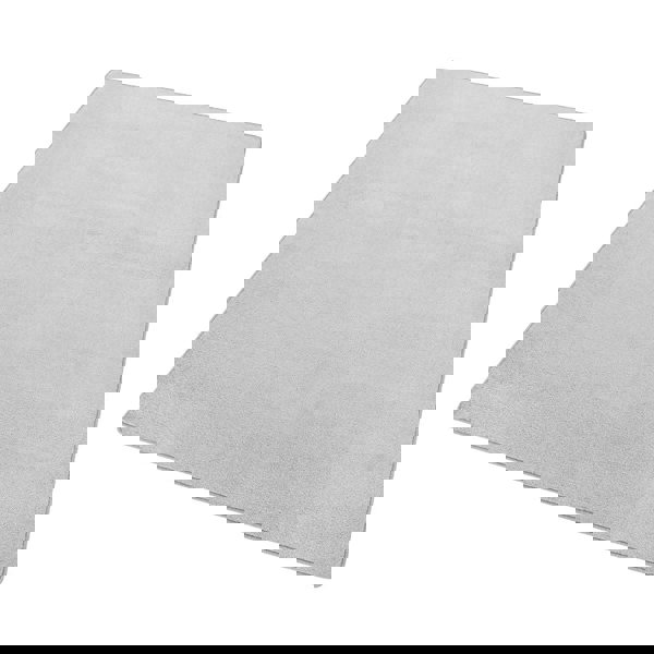 Modern Plain Grey Rug – Soft Short Pile