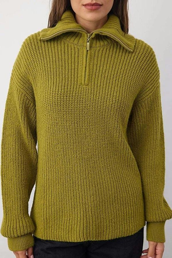 WOVCOR Soft Textured Knit Sweater