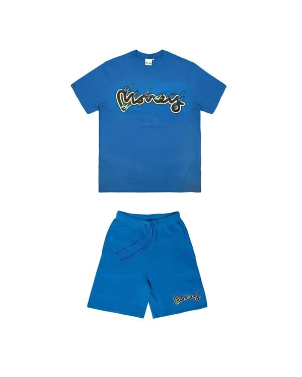Money Flame Sig Twin Set Royal Blue