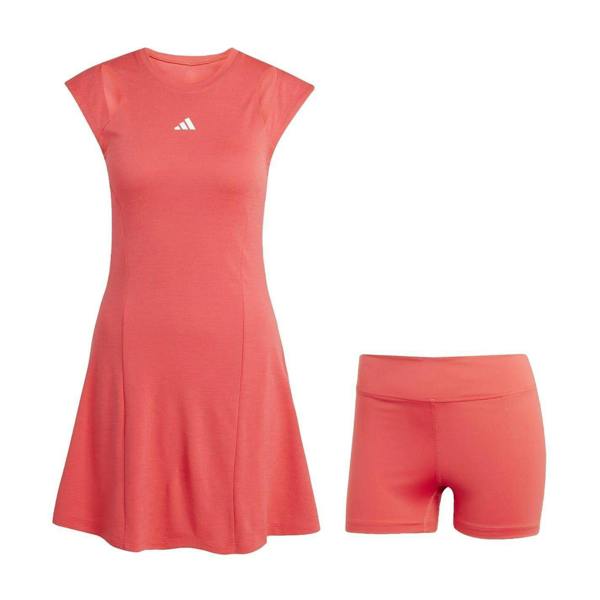 Adidas Womens/Ladies Pro Tennis Athletic Dress Set - Red - 