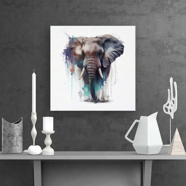 Warren Reed Elephant Splashart Canvas