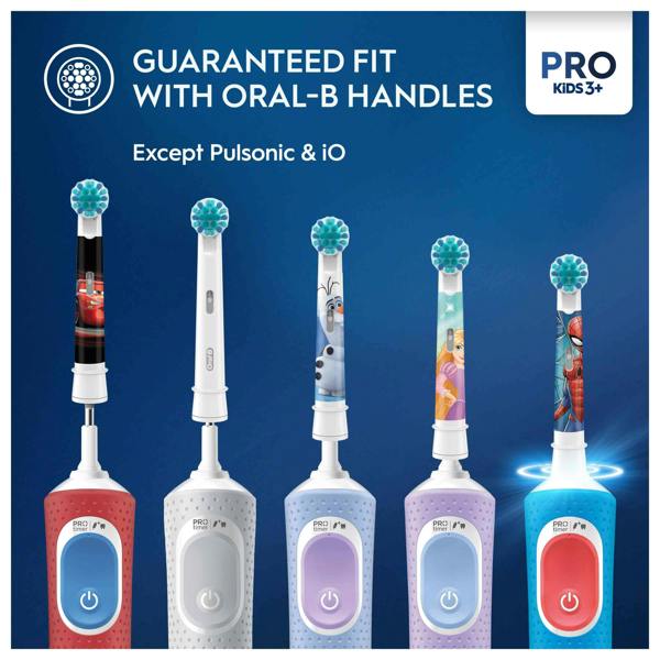 Oral-B Pro Kids Toothbrush Heads Featuring Spiderman, 4 Counts