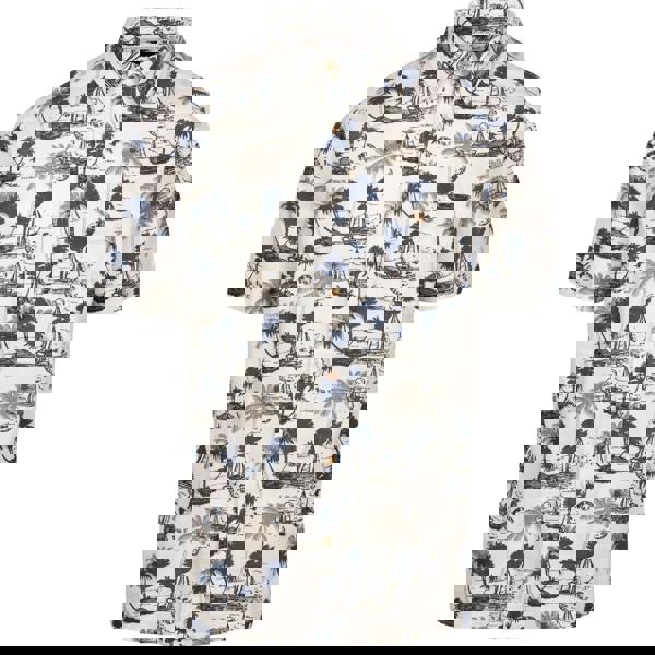 Trespass Mens Frantom Woven Casual Shirt - Off White