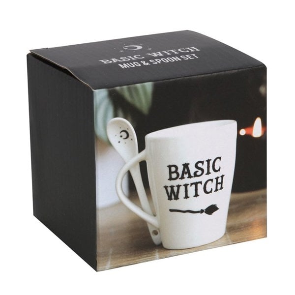 Serano Basic Witch Mug and Spoon Set