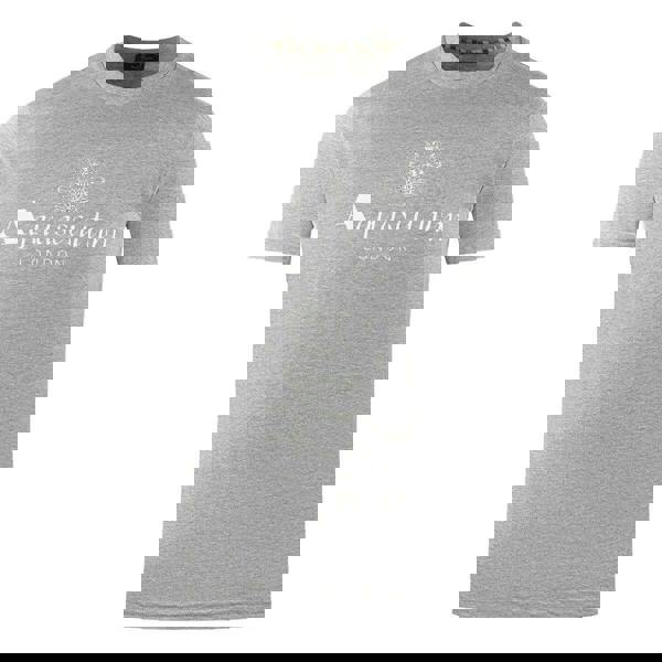 Aquascutum Mens London Aldis Logo T-Shirt - Grey - 