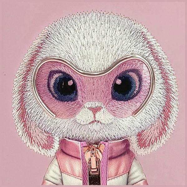 Nimmy Friends Nimmy Cool & Cute 2.0 Rabbit Case with MagSafe for iPhone 17 Pro 6.3" Pink - N-KMLL-IP17-PRO-08-A