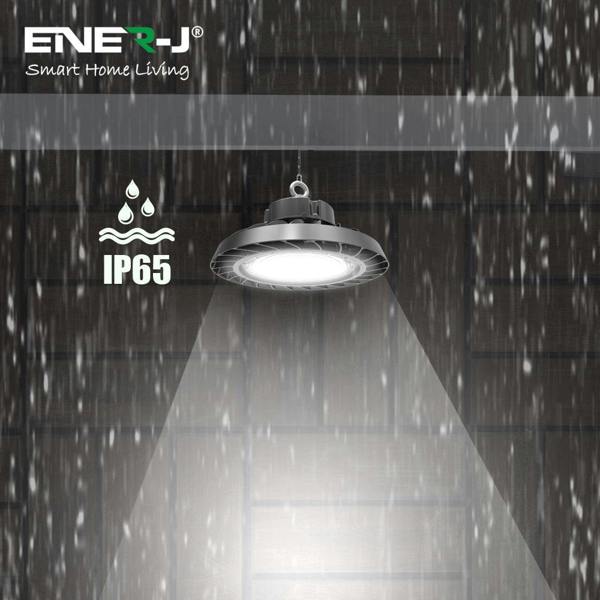ENER-J 150W CCT & Power switchable UFO Highbay With Accessories for Reflector
