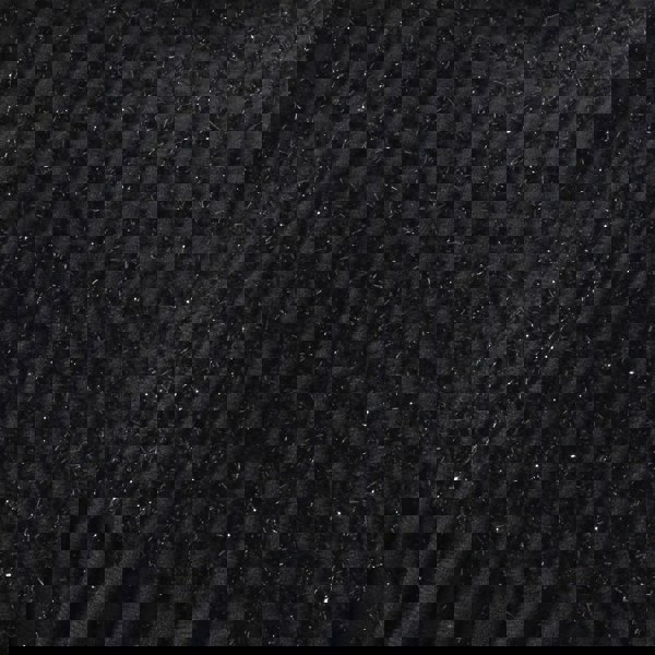 Alaia luxurious skater dress in black and shimmering onyx black