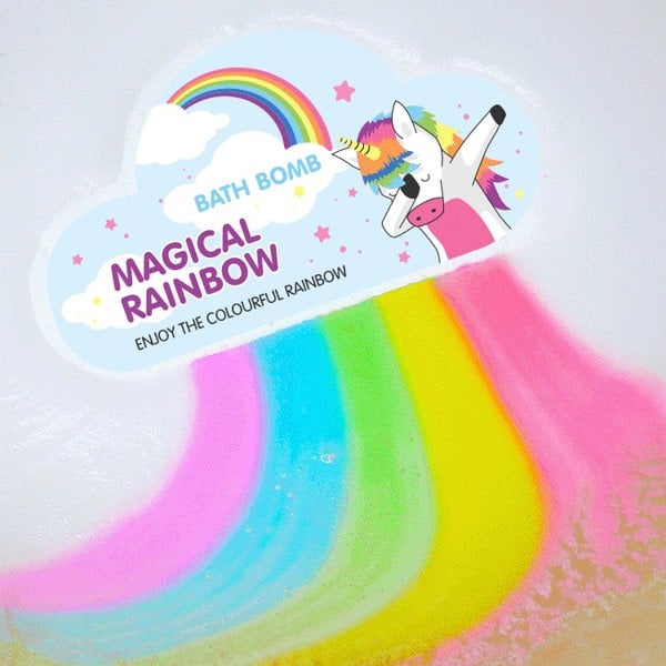 Âme Pure MAGICAL BATH BOMB - Rainbow‑Fizzer & Moisturising Bath Treat