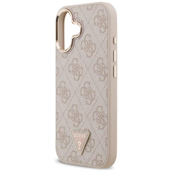 Guess 4G Triangle Logo Case with MagSafe for iPhone 17 6.3" Rose Gold - GUHMP17SP4GTDGMP