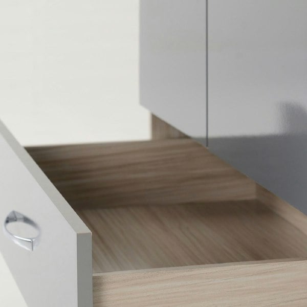 Seconique Nevada 2 Door 1 Drawer Wardrobe