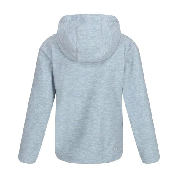 Regatta Childrens/Kids Kacie Hooded Fleece - Ice Blue Marl