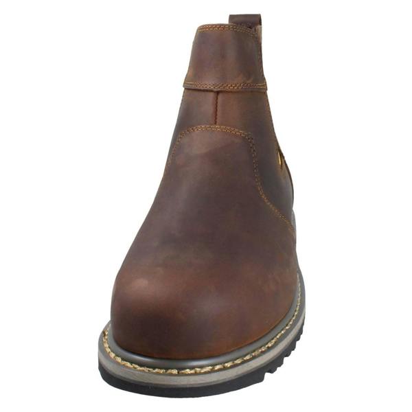 Caterpillar Mens Caterpillar Steel Toe Cap Wide Leather Boots - Power Plant Dealer P725038