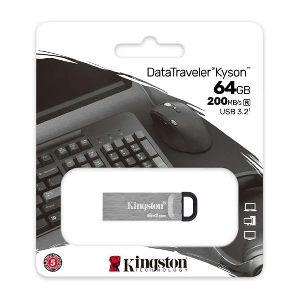 Kingston DataTraveler Kyson USB 3.2 Flash Drive 64GB
