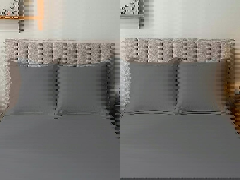 Snug City Microfibre Soft Touch Plain Dyed Housewife Pillowcase Pair