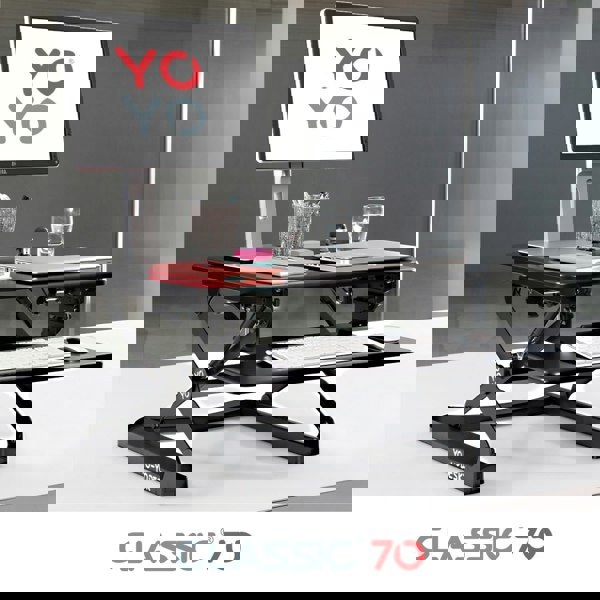 Yo-Yo DESK 70 Single Monitor Standing Desk Converter