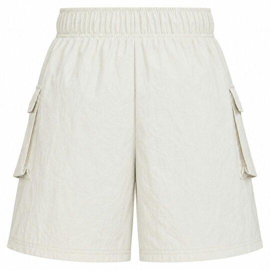 Nike Women's Woven High-Rise Cream Shorts