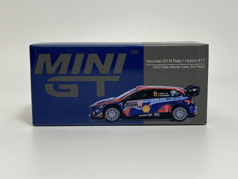 Mini GT Hyundai i20 N Rally 1 Hybrid #11 2023 Rally Monte Carlo Mini GT MGT00710L