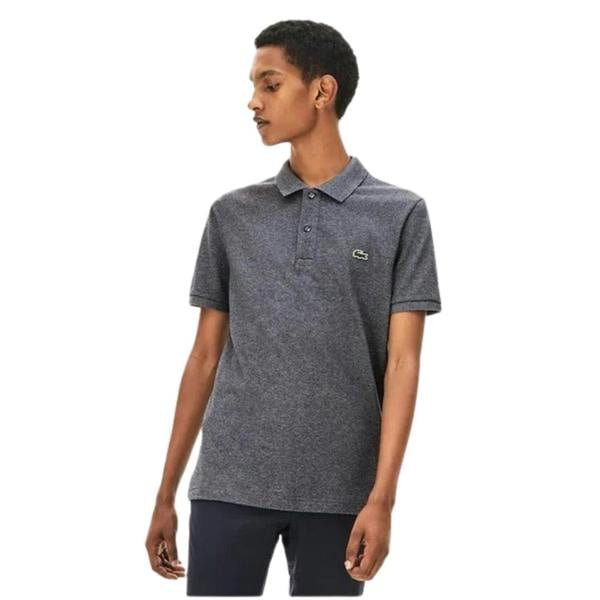 Lacoste Slim Fit Mouse Grey Pique Polo Shirt M
