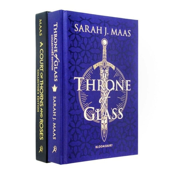 Sarah J Maas Collectors Edition 2 Book Set (Throne of Glass, A Court of Thorns and Roses)