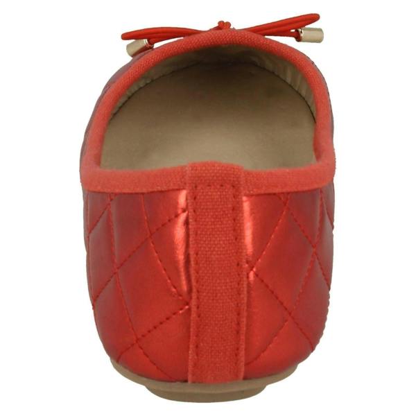 Spot On Girls Spot On Flat Quilted Ballerinas