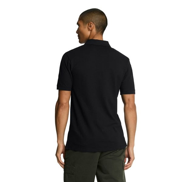 Lyle & Scott Mens Plain Polo Shirt - Jet Black