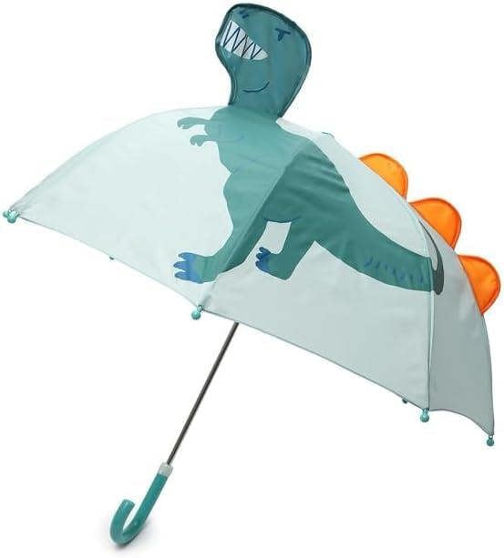 KAV Kids Transparent School Umbrella Boys and Girls - Sweet, Beautiful, Lightweight Design Dome Parasol for Your Child