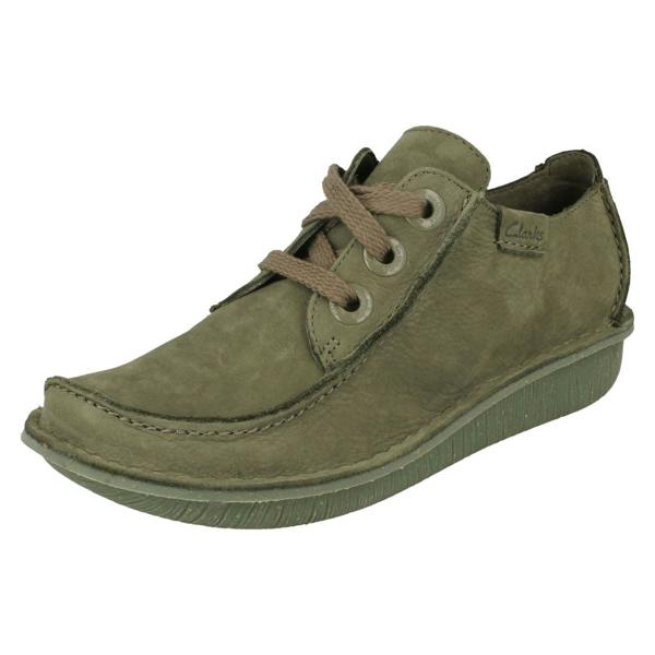 Clarks Ladies Clarks Comfortable Lace Up Flats Funny Dream