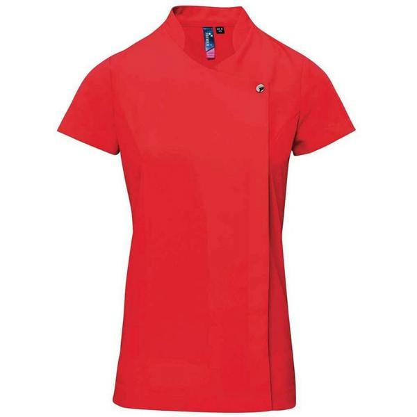 Premier Womens/Ladies Blossom Short Sleeve Tunic - Strawberry Red