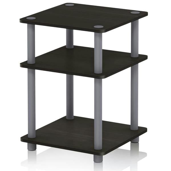 WALPLUS GY Turn-N-Tube Easy Assembly Multipurpose Shelf, Espresso perfect for organized storage and display - 15095CC