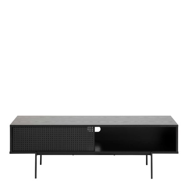 Furniture To Go Angus TV Unit with 1 Sliding Door in Black