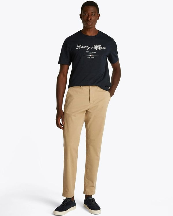 Tommy Hilfiger Tommy Hilfiger Mens Script Logo Tee