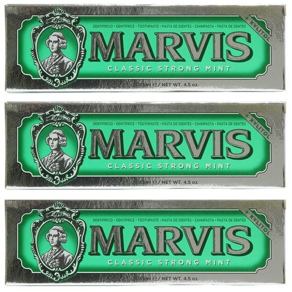 Marvis Classic Strong Mint Toothpaste 85ml x 3