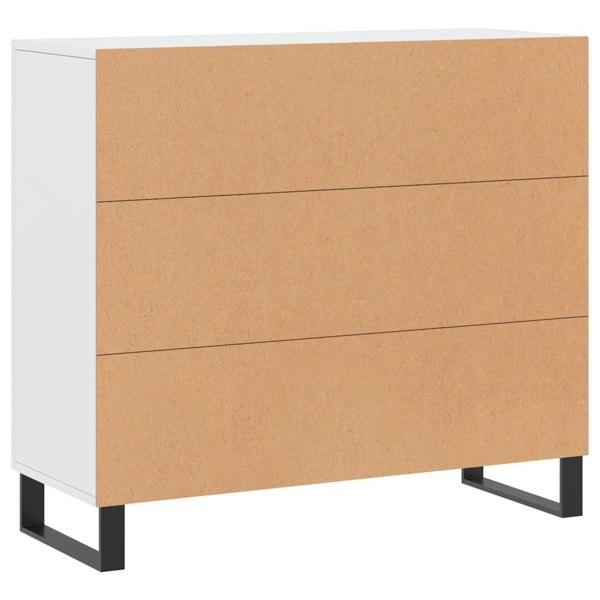 Berkfield Sideboard White 90x34x80 cm Engineered Wood