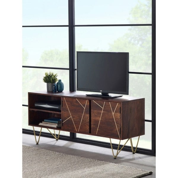 IH Design Bishop Media Unit Dark Mango