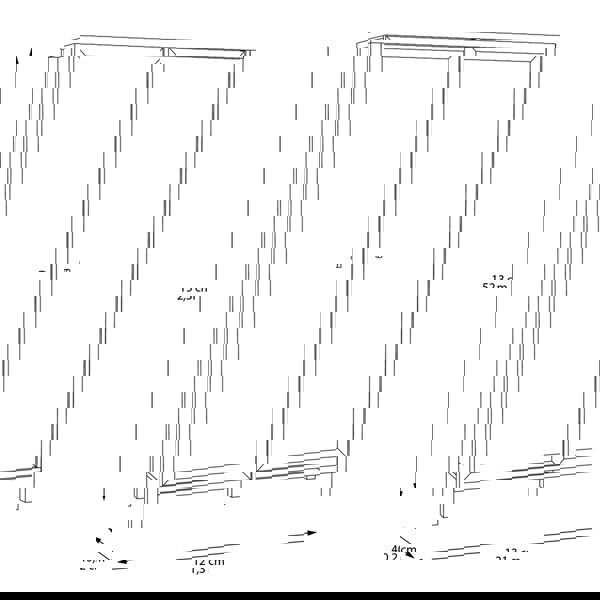 Furniture To Go High Rock Extra Wide Display Cabinet in Matt Black/Riviera Oak