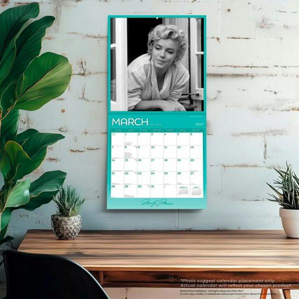 Marilyn Monroe Faces Calendar 2027, Wall Calendars, Month To View, Entertainment, Gift