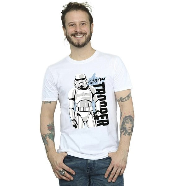 Star Wars Mens Storm Trooper T-Shirt - White