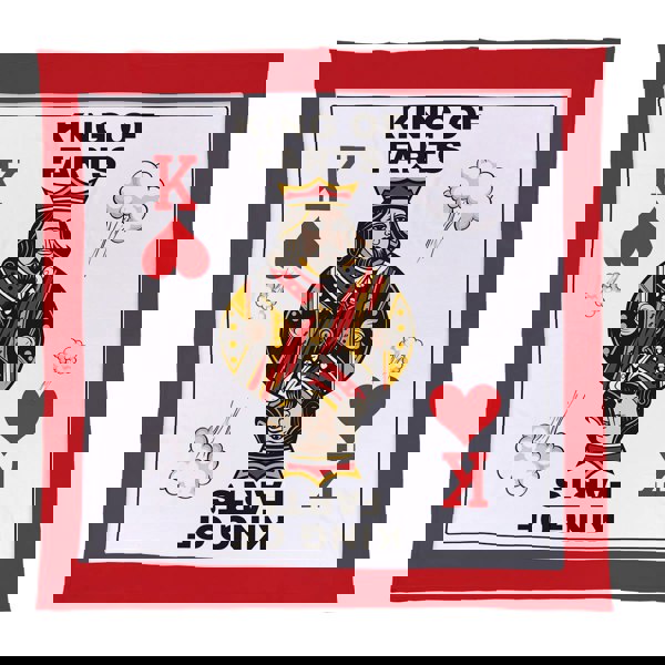 BritishmadeGifts King of Farts Card - Luxury Fleece Blanket 150cm X 150cm