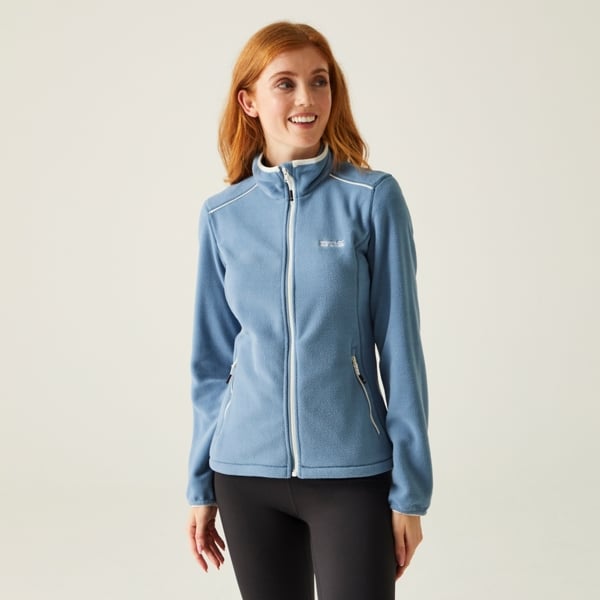 Regatta Women's Floreo IV Full Zip Fleece Jacket - Coronet Blue / White