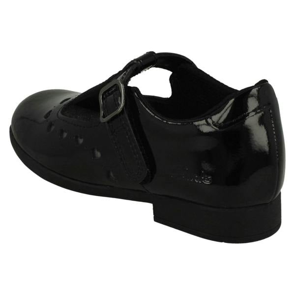 Clarks Girls Clarks Heart Detailed T-Bar Shoes Scala Dress