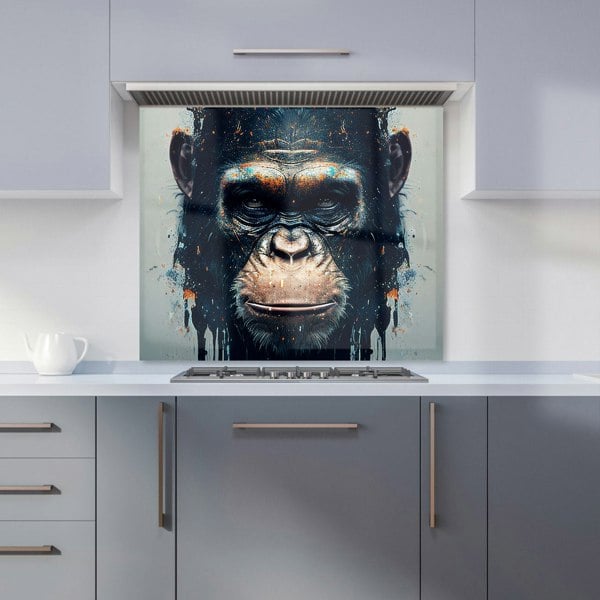 Warren Reed - Designer Gorilla Face Splashart Kitchen Splashback