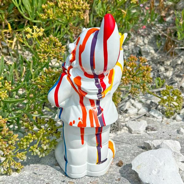 Stoobz Rainbow Art Middle Finger F**k You Garden Gnome 20cm