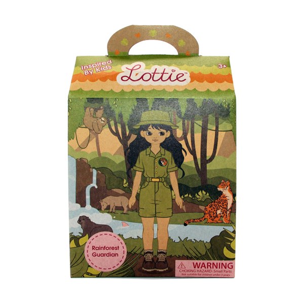 Lottie Dolls Rainforest Guardian Doll With Magnifying Glass & Binoculars