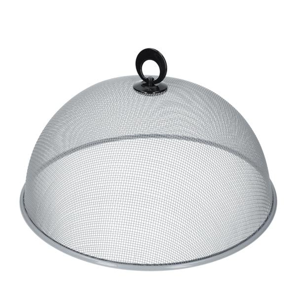 KitchenCraft Round Metal Mesh Food Cover, Silver, 35cm