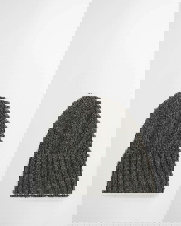 Barbour Carlton Beanie & Gloves Gift Set - Grey