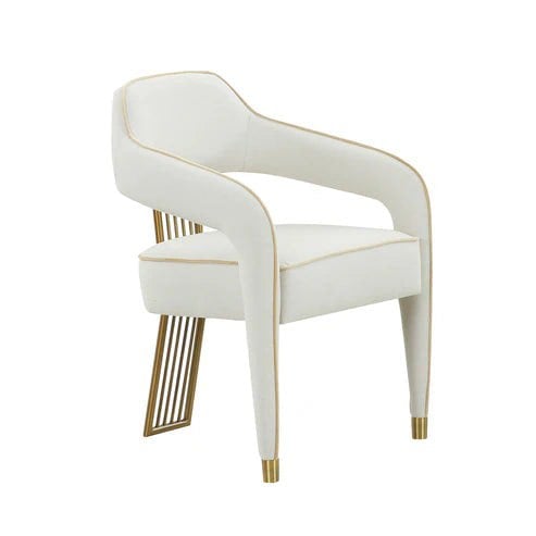 Furniture Edit Corralis Cream Performance Linen Dining Chair