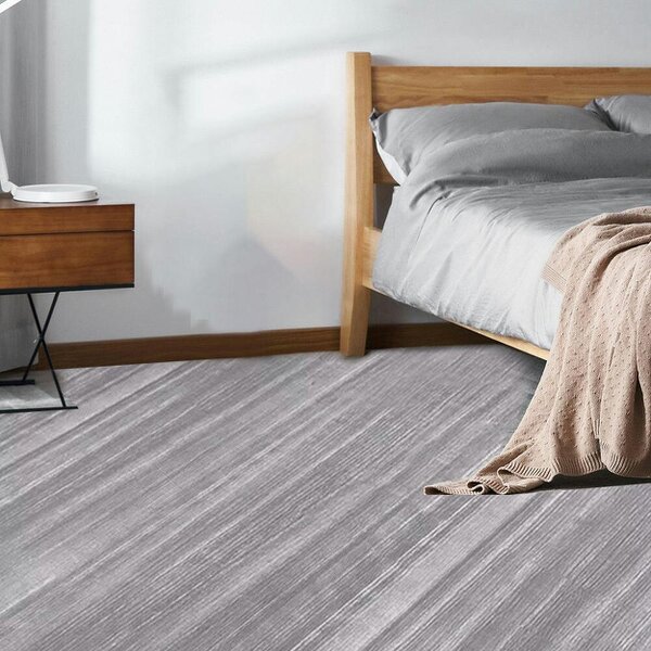 Havendro Kitchen & Bathroom Lino Grey Wood Effect Waterproof Vinyl Flooring Roll Deco 10m