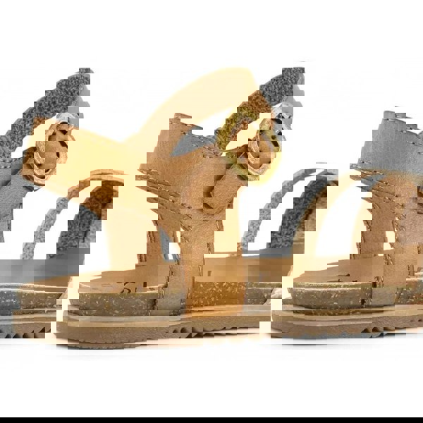 Blowfish Malibu Monti-B - Women's Tan Strappy Buckle Wedge Sandals